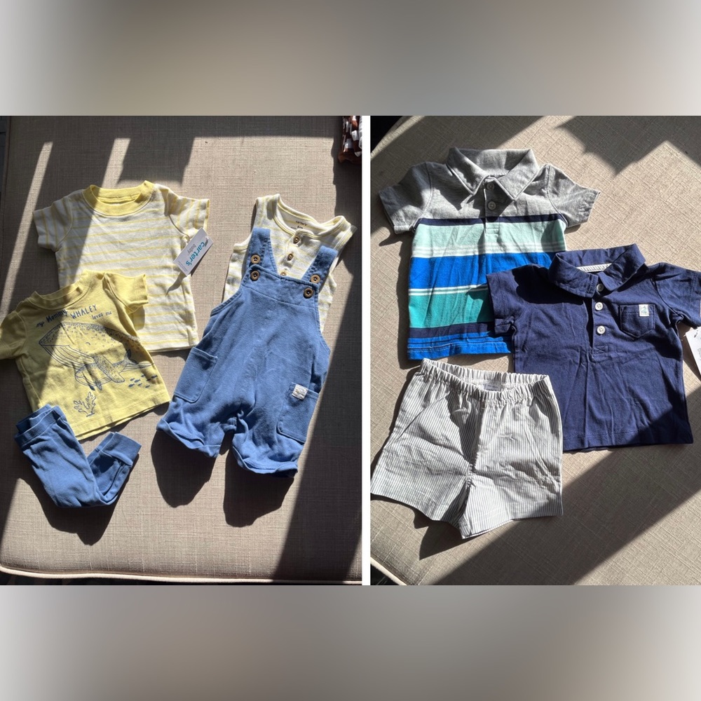 Carter’s 6mo Boy Summer 8pcs Bundle!